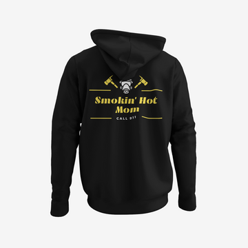SMOKIN' HOT MOM Hoodie - Premium Women's Pullover Hoodie